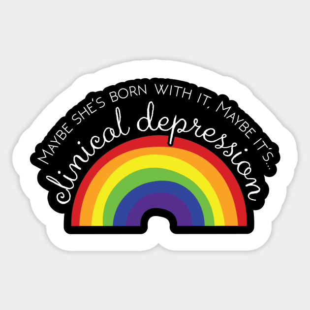 Clinical Depression Sticker by CreativeHermitCo